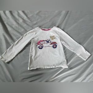 Oshkosh size 7 white shirt